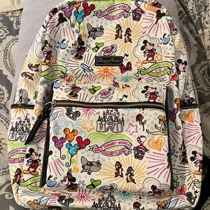 NWT Dooney & Burke Disney Sketch Backpack *HTF*